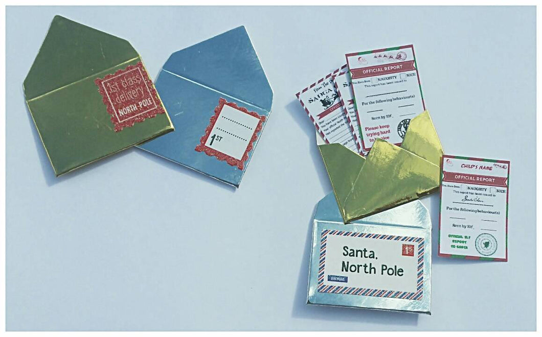 Elf notes, letters from Santa, Elf letters, Christmas behaviour report, Santa cam, Christmas decorations, Xmas elf, elves accessories, eve