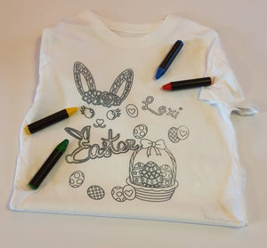 Children's colouring in T-shirt sets
