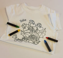Load image into Gallery viewer, Children&#39;s colouring in T-shirt sets
