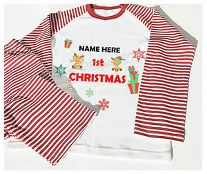 Personalised Christmas Pyjama Set