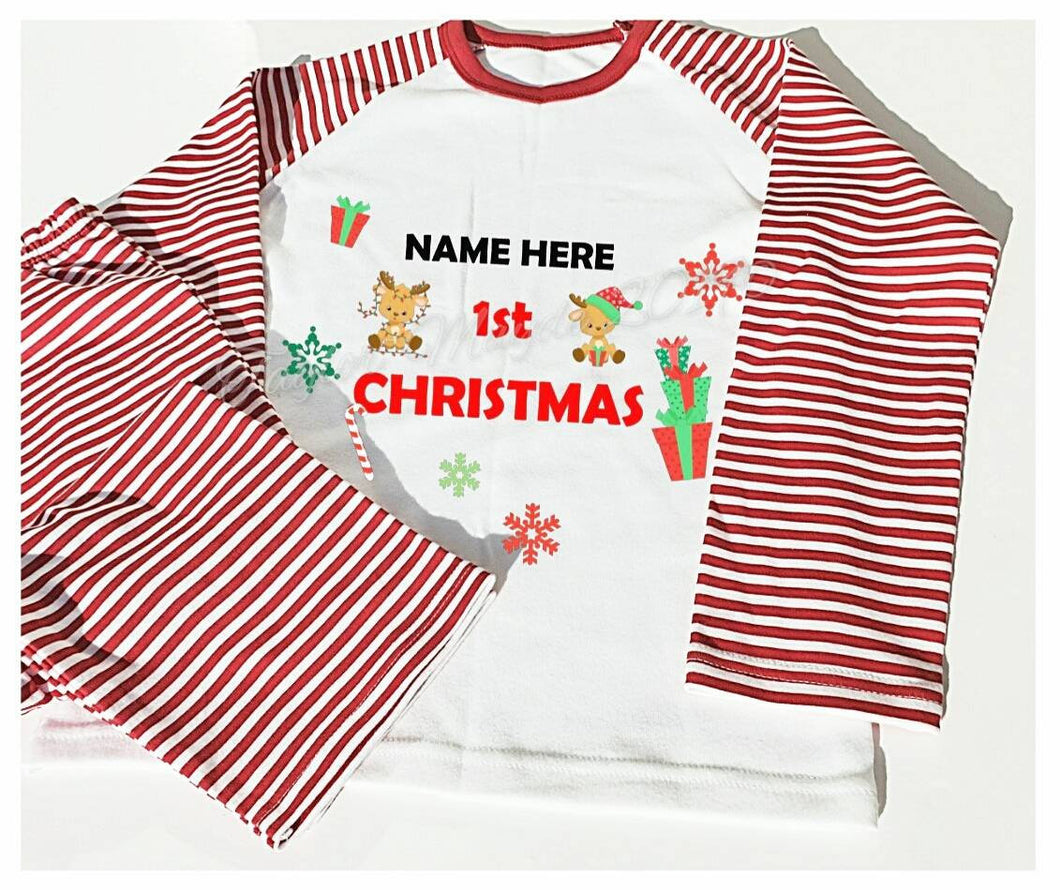 Personalised Christmas Pyjama Set