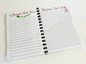 Personalised Handmade Christmas Planner