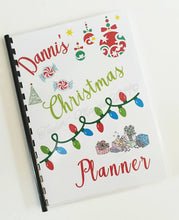 Load image into Gallery viewer, Personalised Handmade Christmas Planner
