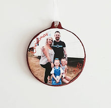 Load image into Gallery viewer, Custom photo Christmas baubles
