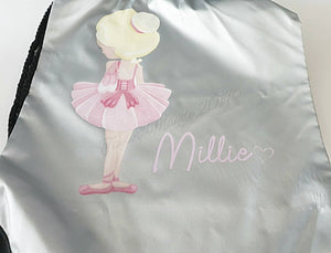 Children's Personalised Pump Drawstring Bag