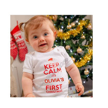 Load image into Gallery viewer, Baby&#39;s first Christmas Baby Vest
