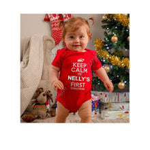 Load image into Gallery viewer, Baby&#39;s first Christmas Baby Vest
